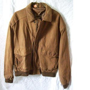 Marlynn Traditions Ltd. Brown Suede Leather Coat